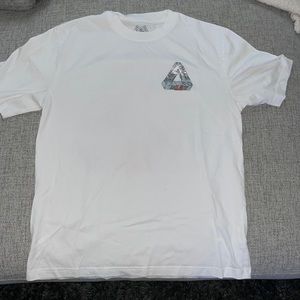 Palace LA Tri-Ferg White Shirt Size Large